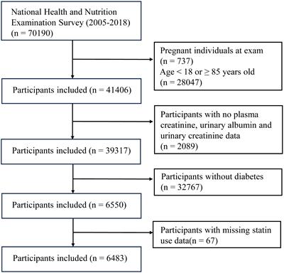 The association between statin use and diabetic nephropathy in US adults: data from NHANES 2005 - 2018